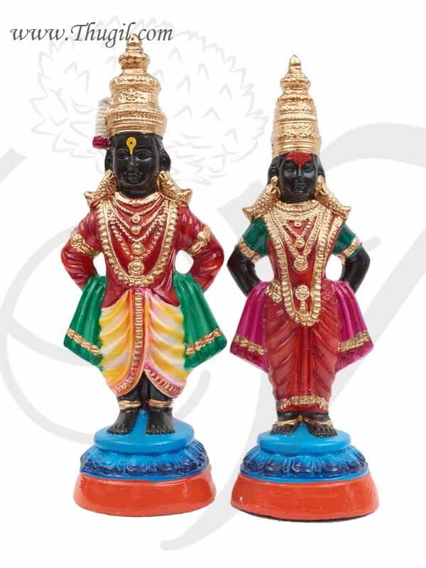 16 inches Krishna Panduranga Ratha dolls In Paper Mache Buy Online