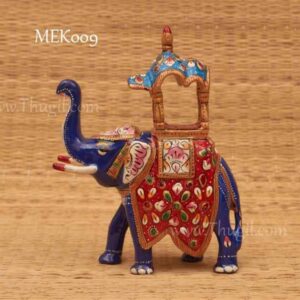 Meenakari Paint Design Elephant Statue Buy Now 6 inches