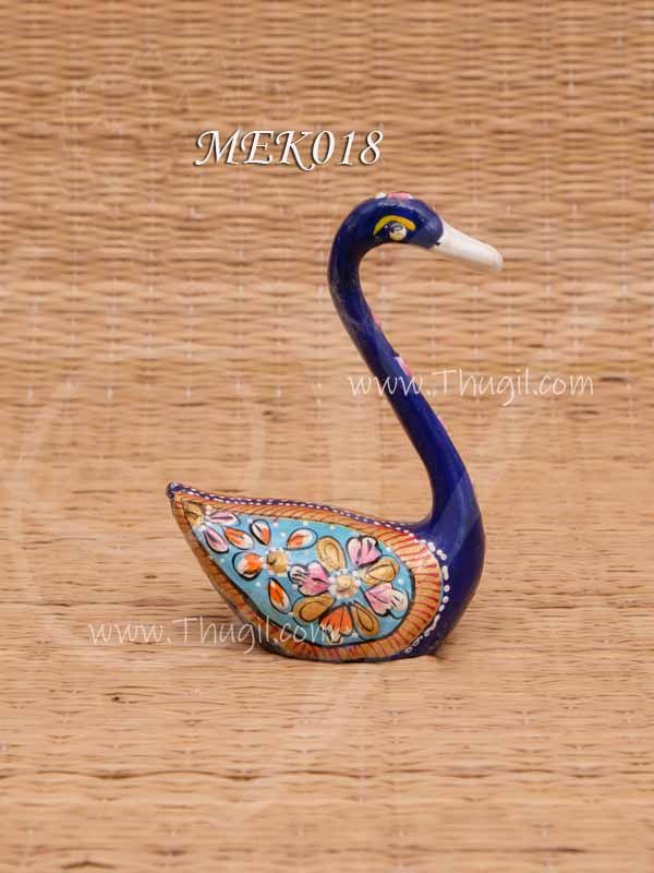 Meenakari Swan Design Doll Indian Style Gift 4 inches