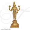 12" Vishnu Murthy Moorthi Brass Idol Buy Now