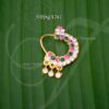 Mukuthi Nath Stone Nose Ring Nath Amman Idols 1 inches