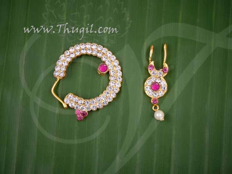 Nathu Bullaku - Nose Rings for Amman Durga Ma 1.8 inches