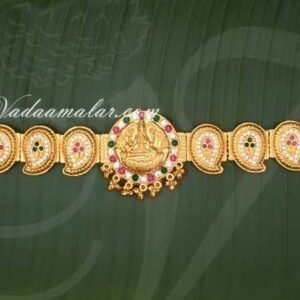 Kamarband Lakshmi Design engraved waist belt Odiyanam Hip Belt Dance jewelry