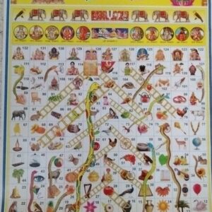 Traditional Indian Snakes and Ladders Paramapadham