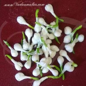 Jasmine Flowers Paper Bud Floral Arragement Poo Kolam Buy now online 100 Peices