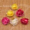 20 Assorted Colours Artificial Rose Heads Flower Roja Buy Now 2.4"