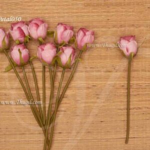 Artificial Rose Flower Light Pink Colour Roja 9 inches (9 Pieces)