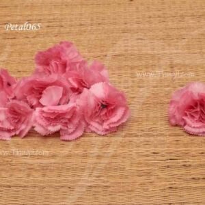 Pink Carnation Artificial Heads Flowers 2.5 inches 10 pieces