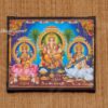 Lakshmi Saraswati Ganesha Laminated Photo Frame Buy Online 9 inches