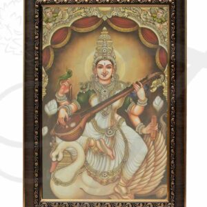 Lakshmi Saraswati Photo Frame For Puja and Decorations Buy Online 14 inches