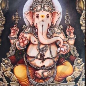 Photo Frame Lord Vinyagar Ganesha Laminated Buy Now 13"