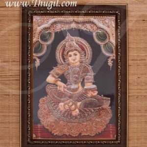 Analakshmi Photo Frame For Pooja and Decorations Annalakshmi Annapurani Buy Online 14 inches
