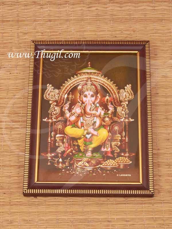 Photo Frame Ganesha For Pooja 7.5"