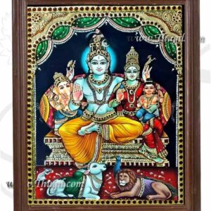 Sivan Family Family Photo Frame Puja Room 14 inches
