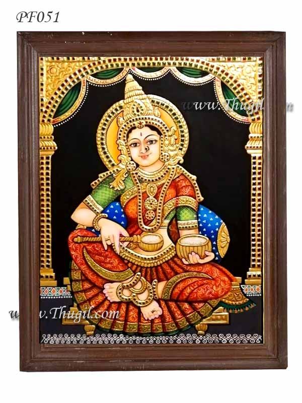 Annalakshmi Photo Frame For Puja and Decorations 14 inches
