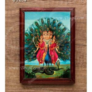 Murugan Valli Deivanai Family Photo Frame Buy Now 14 inches