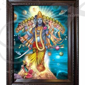 Large Size Vishnu Photo Frame For Puja and Decorations 22 inches