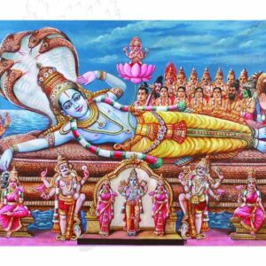 Lord Anantha Padmanabha Photo Frame For Puja and Decorations 14 inches