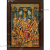 Sri Ramar Pattabhishekam Digital Photo Frame Old Style Painting 12 x 10 inches