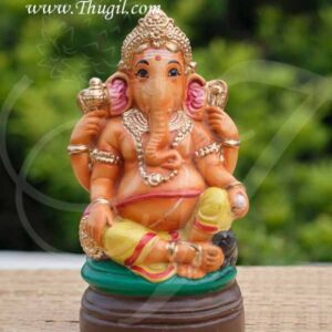 Ganesha Ganapathy Doll Vinaygar Paper Mache Buy Now 10"