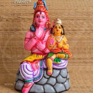 Arupadai Veedu Set Murugar Paper Mache Bommalu Dolls - 10 inches