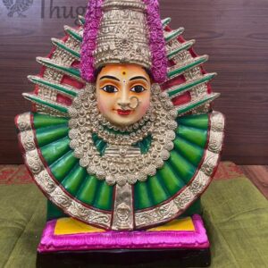 Vara maha lakshmi Renuka yellamma Amman Paper Mache Golu Doll Bommai 18 inches