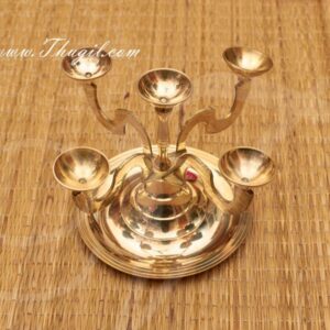 5 Five Kilai Panchakelai Aikilai Ikilai Aarthi Aarati Deepam Pancharati Brass Buy Now