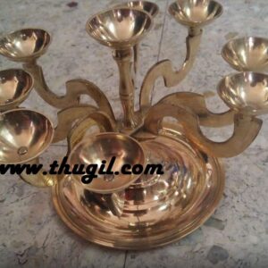 9 Nine Kilai kilai Ikilai Aarthi Aarati Deepam Brass Buy Now