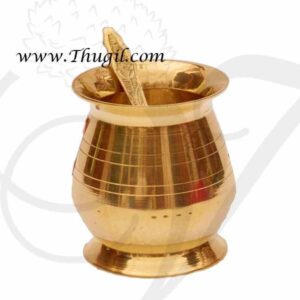 3" Traditional Brass Puja Panchapathiram Uthirani / Udharani Pooja Item Buy Now