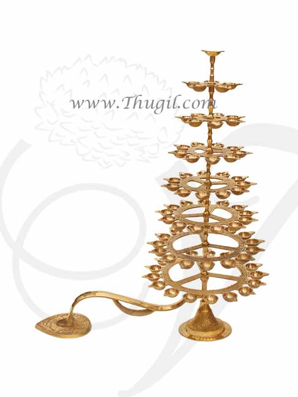 Adukku Aarthi 8 step Diya Sturdy Hand Held Oil Lamps in Step for Puja 78 diya