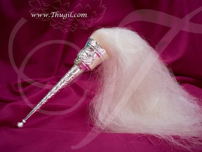 Venjamaram Ven Samaram Puja Chawar White available from India