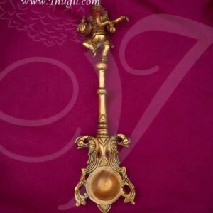 Brass Dancing Ganesha Spoon Buy Now 10 inches