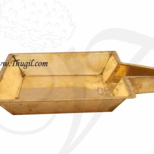 14" Brass Abhishek Plate for Lord Shiva Lingam Buy Now