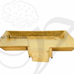 Brass Abhishek Square Plate for Hindu God Buy Now 26 Inches