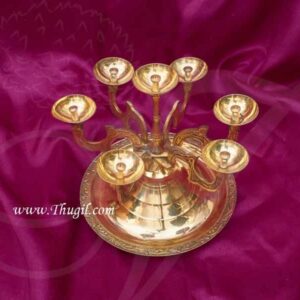 Seven Kilai Aarthi 7 Aarati Deepam Pancharati Brass Buy Now