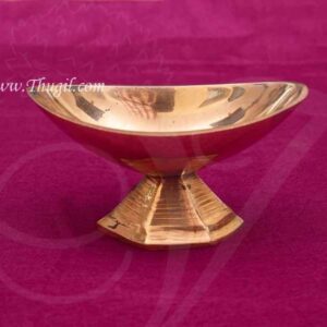 Brass Vibhuti Vibuthi Thiruneer Cup Holder shop online 1.5"