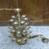 Sturdy Hand Held 28 Oil Lamps in Three Step Adukku Aarthi for Puja Aarti