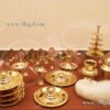 18 items Brass Arathi Abeshegam Set for Puja Buy Online