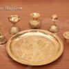 Brass Thali Pooja Plate Festival Set For Navarathri Poojai Buy Now