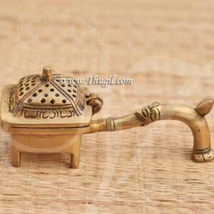 Brass Sambrani Dhoop Stand Holder Pooja Buy Now 5.5 inches