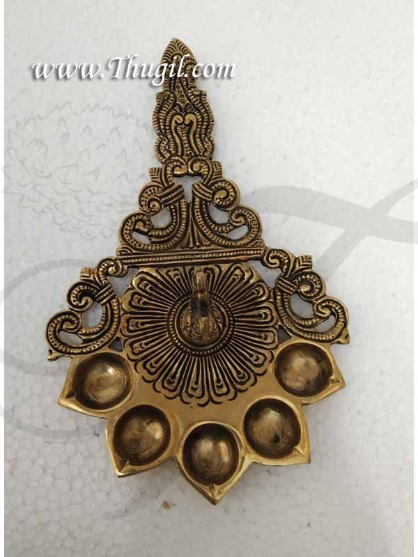Brass Aarathi Dhoop Peacock Design For Pooja Arti Buy Now 8 inches