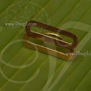 Brass Tripundra Symbol Vibuthi Pattai 1"