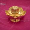 Small Brass Flower Shaped Agarbatti Stand Holder 2 inches