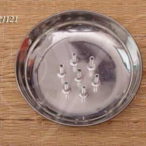 Stainless Steel Cup Design Agarbatti Stand Incense Holder 4.5 inches