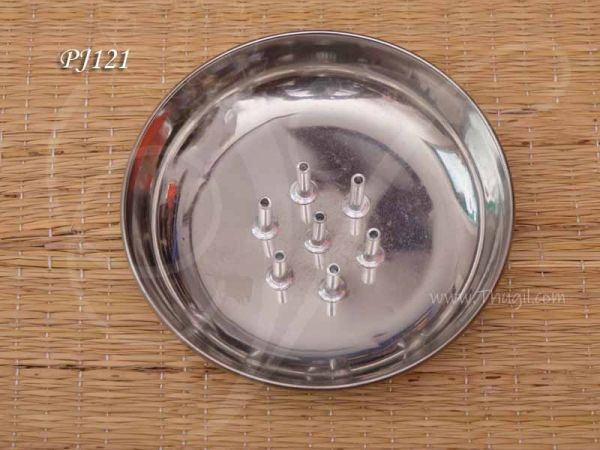 Stainless Steel Cup Design Agarbatti Stand Incense Holder 4.5 inches