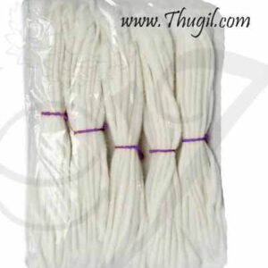 4 Inch Long Cotton Wick Vilakku thiri Panju thiri Jyot Batti Buy Now -100 pieces