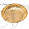 Small Size Brass Pooja Plate Flower Design Thattu Buy Now 4.5"