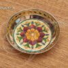Meenakari design thali pooja plates Small size 4.2" Buy now