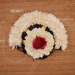 Amman Hair Accessories Flowers With Doughtnut Ring For Amman