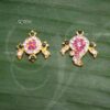Small Size Multi Colour stone Shanku Chakra Perumal Ornaments Balaji Ornaments 0.7 Inches